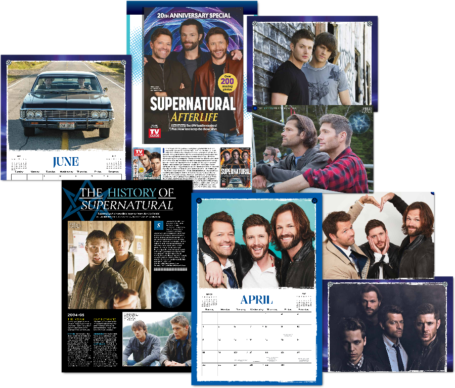 Supernatural 2027 Calendar Spread